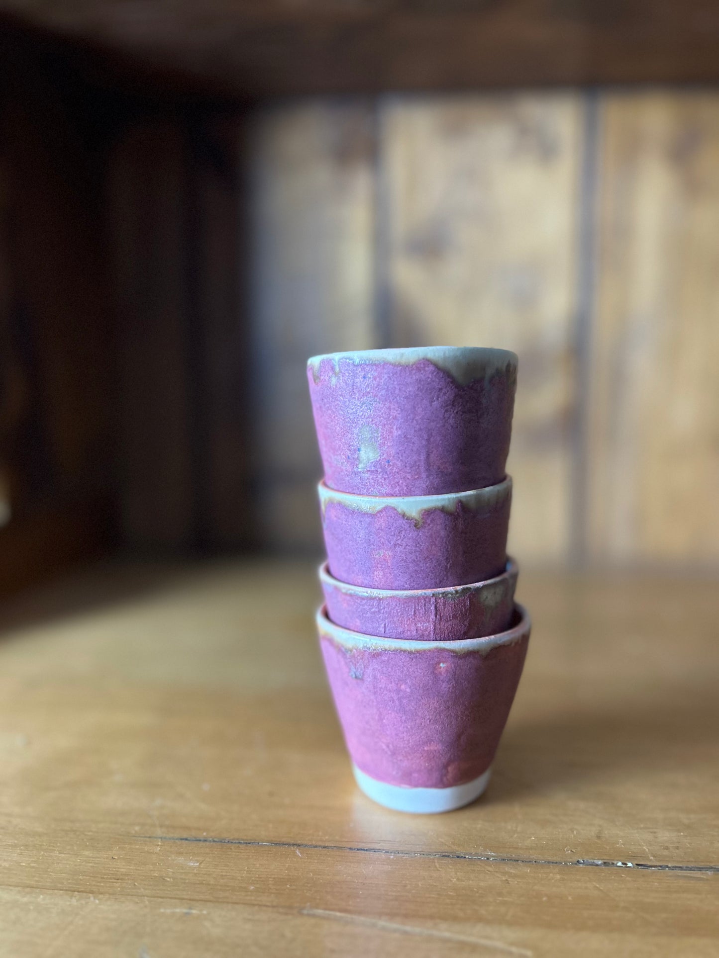 Small Beakers - Plum and Pink