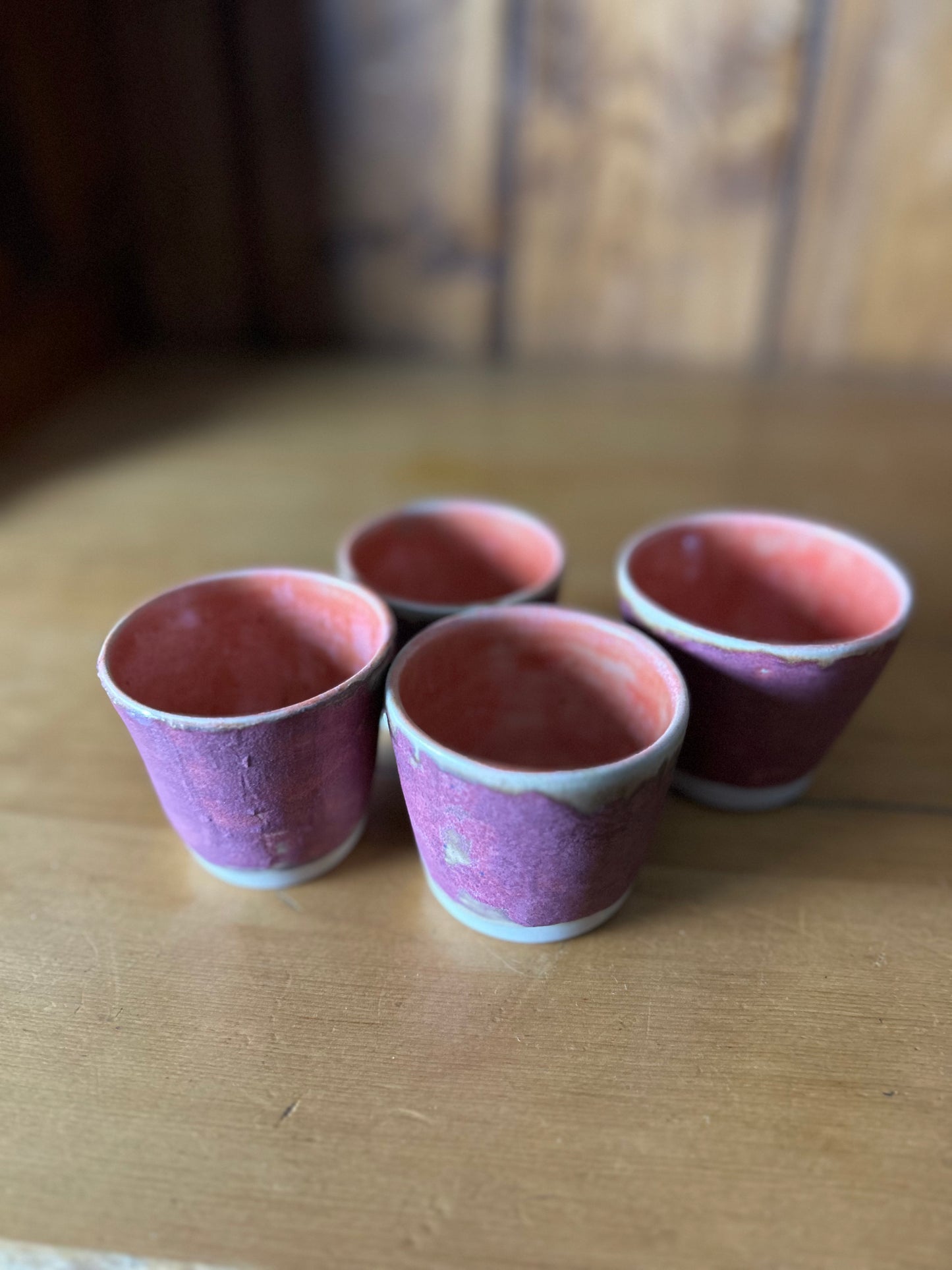 Small Beakers - Plum and Pink
