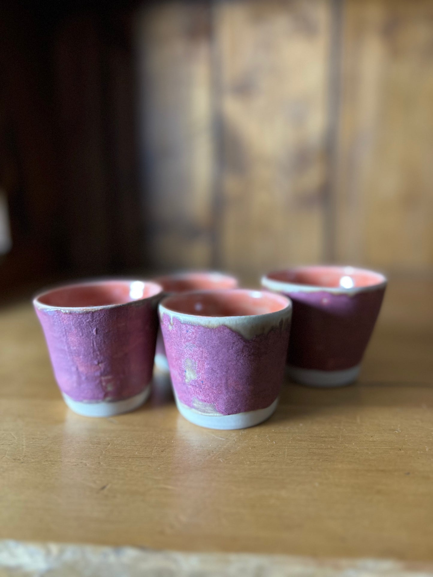 Small Beakers - Plum and Pink