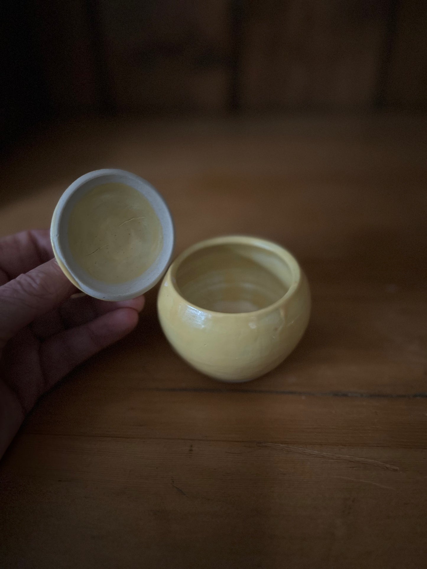 Lidded Jars - Yellow
