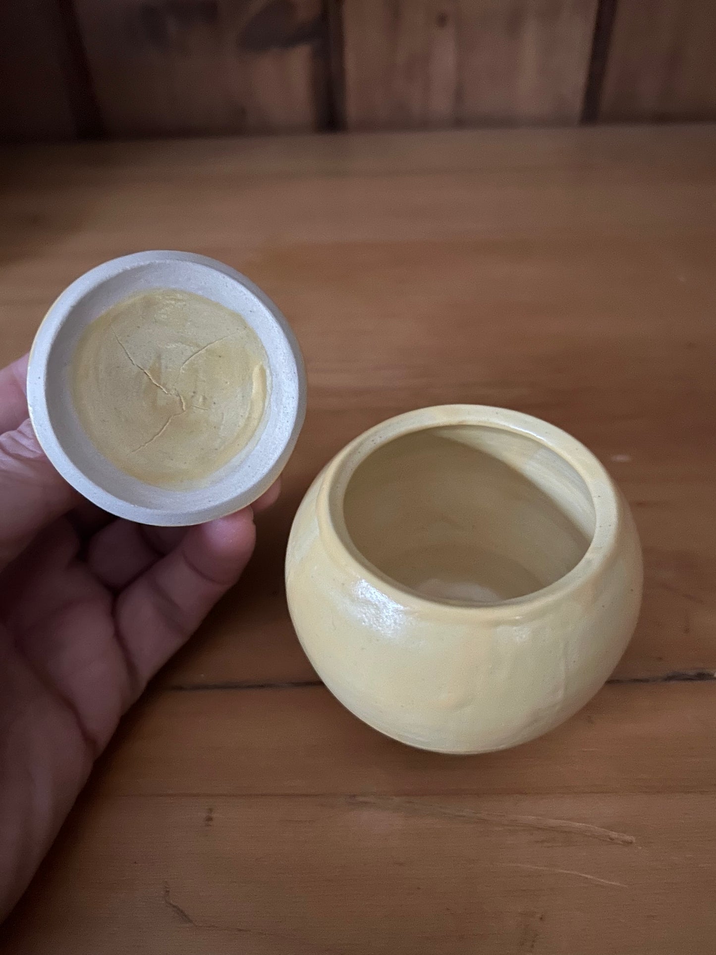 Lidded Jars - Yellow