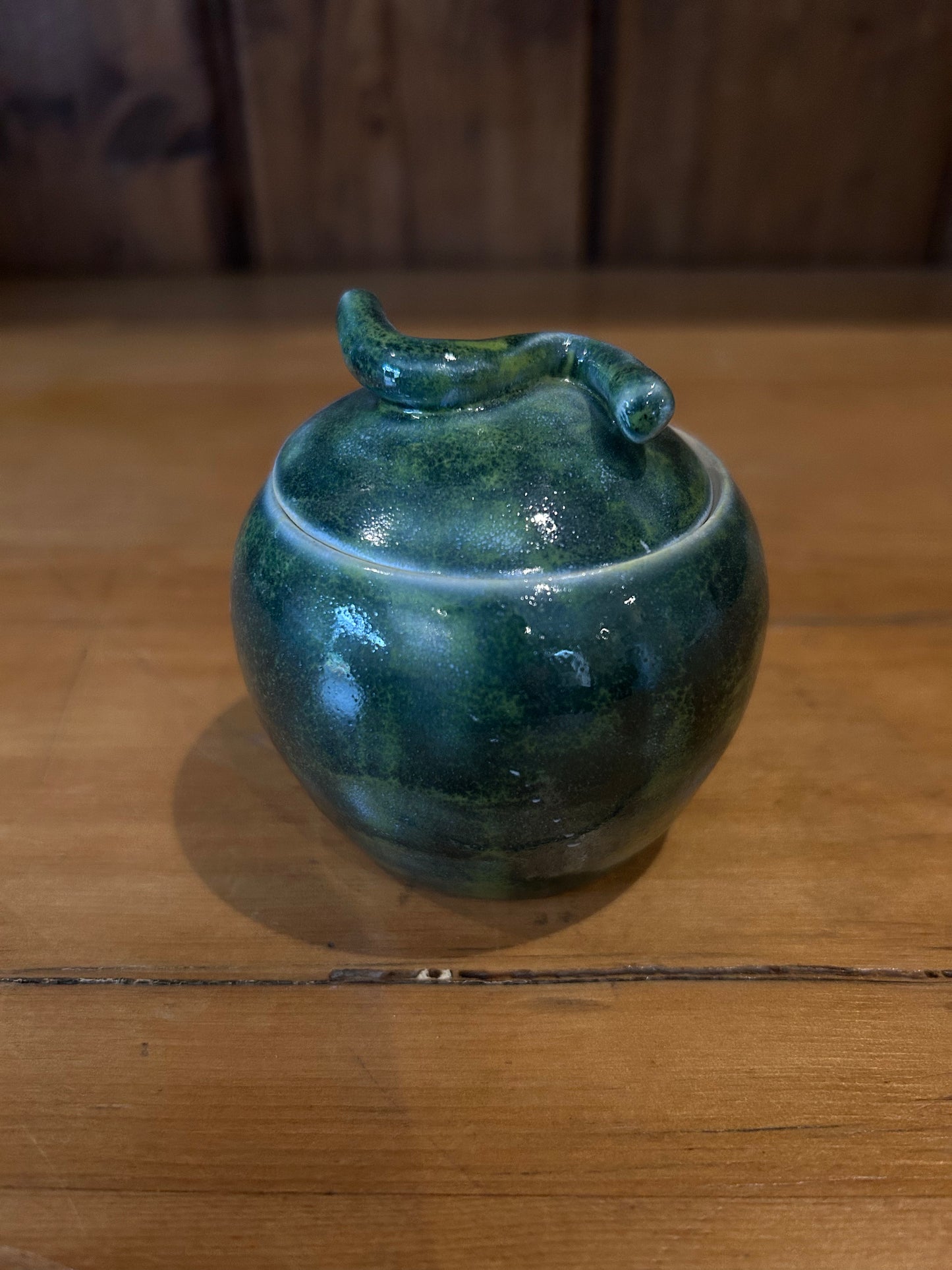 Lidded Jar - Green