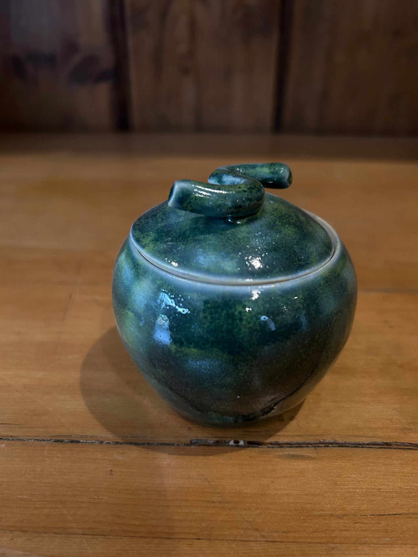 Lidded Jar - Green