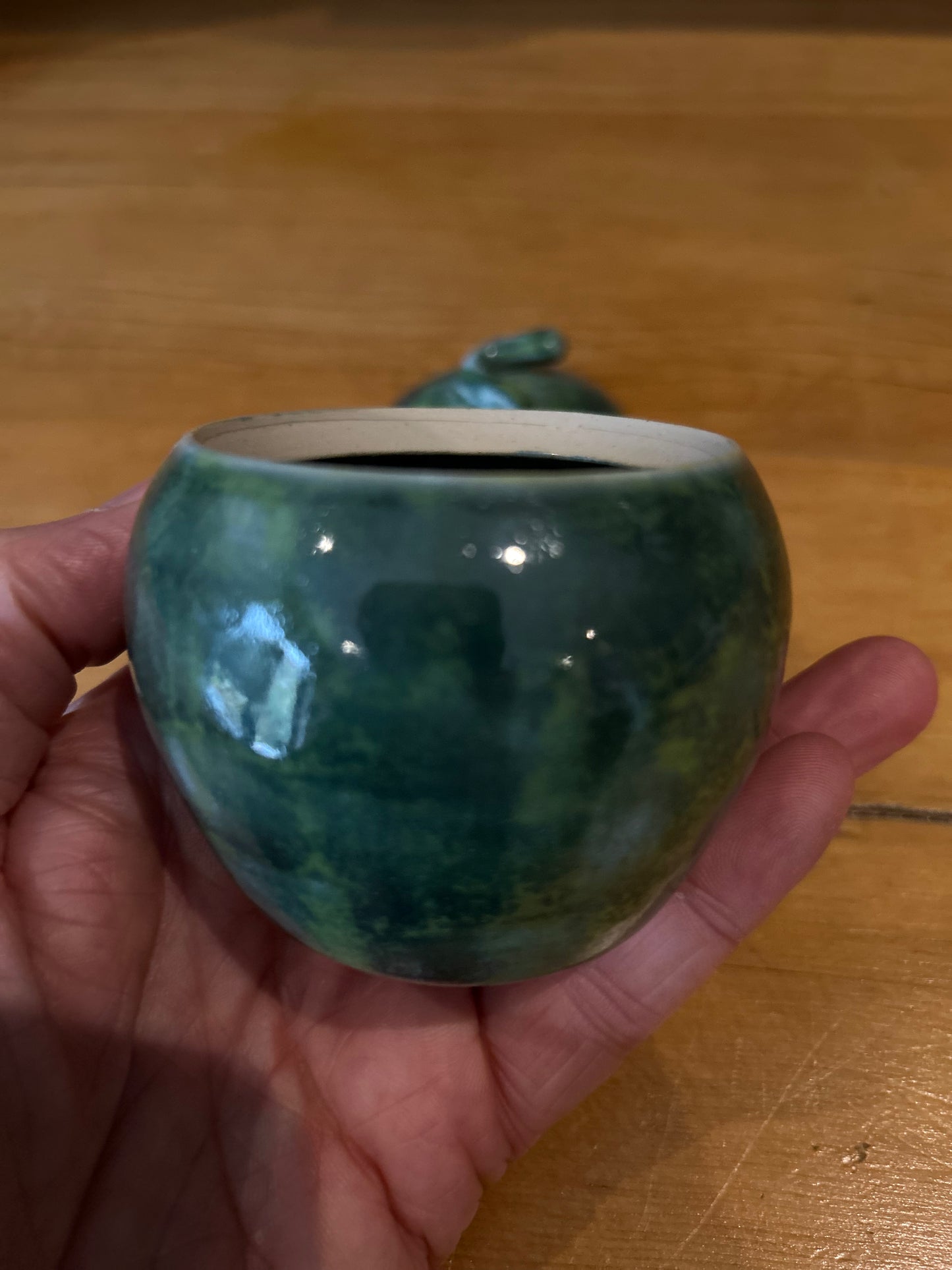Lidded Jar - Green