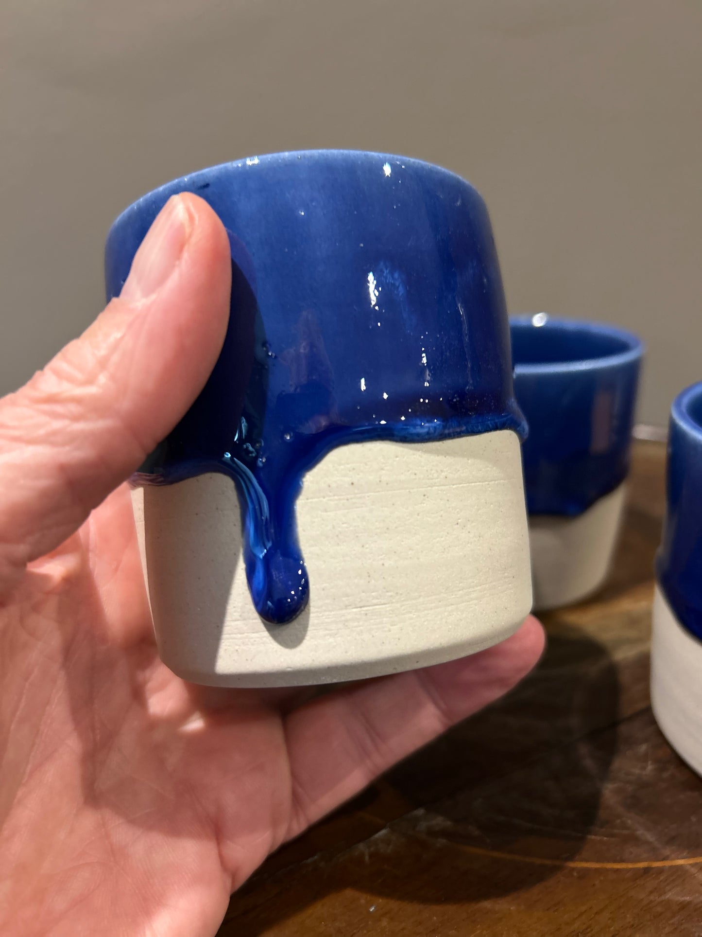 Blue "Drippy" Beaker
