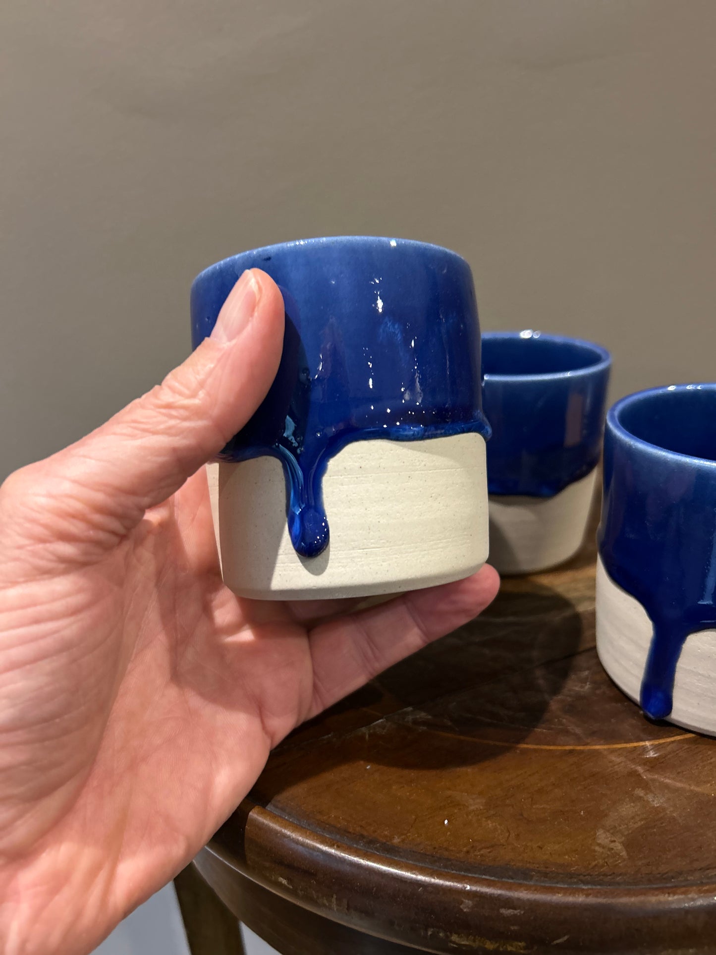 Blue "Drippy" Beaker
