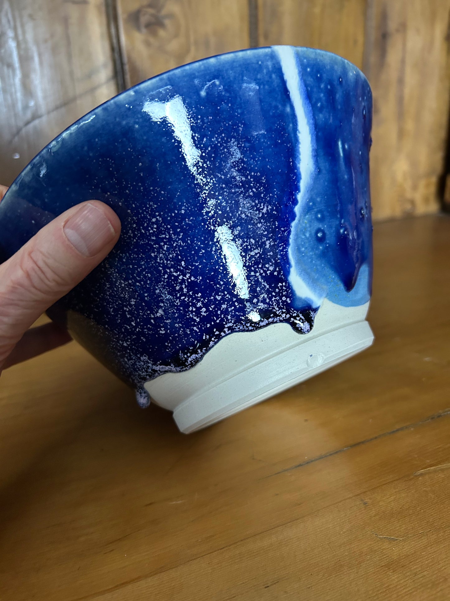 Blue Serving Bowl