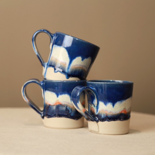 Dark Blue Coffee Mugs