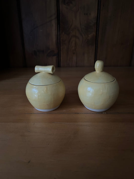 Lidded Jars - Yellow