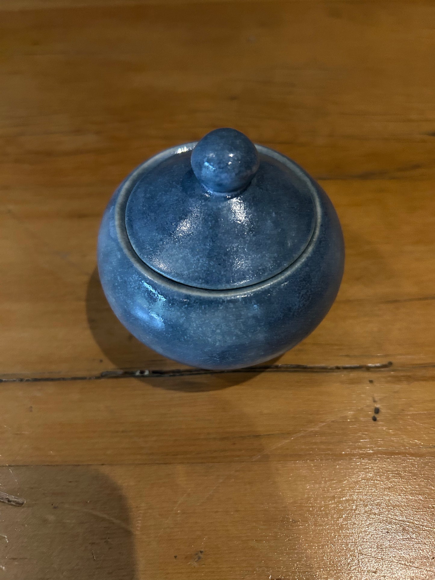 Lidded Jar - Blue