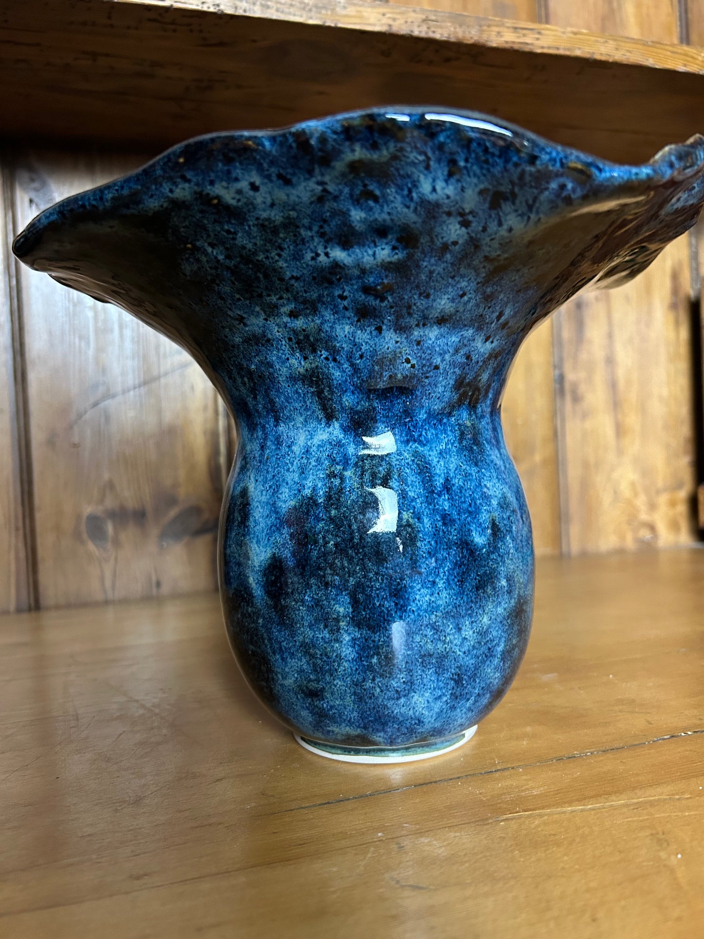 Large Fluted Vase