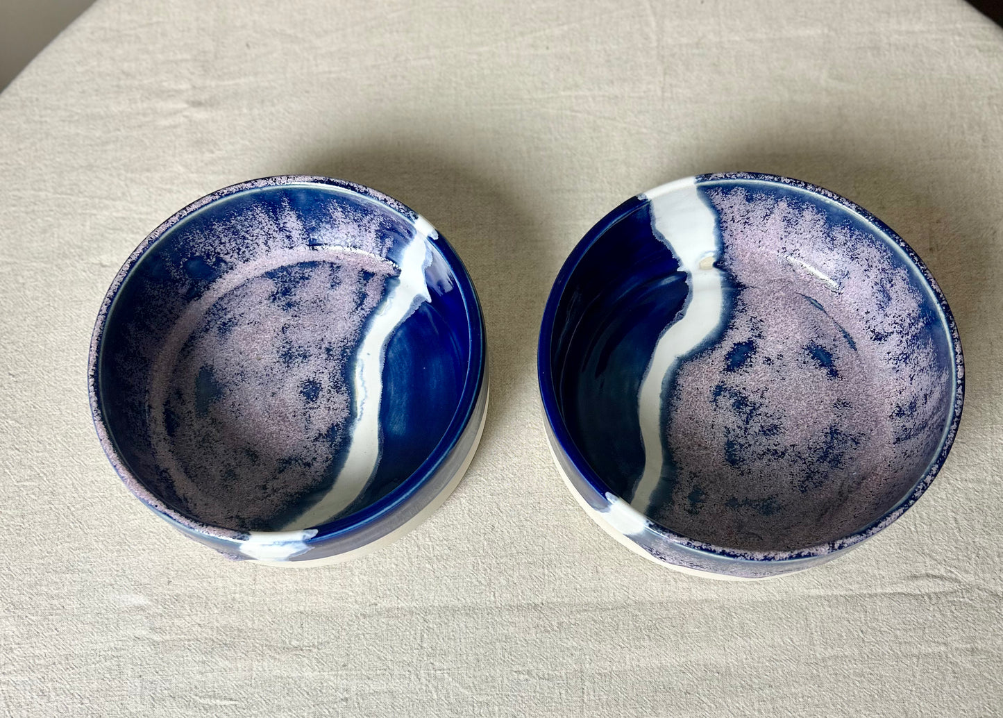 Blue Pasta Bowls