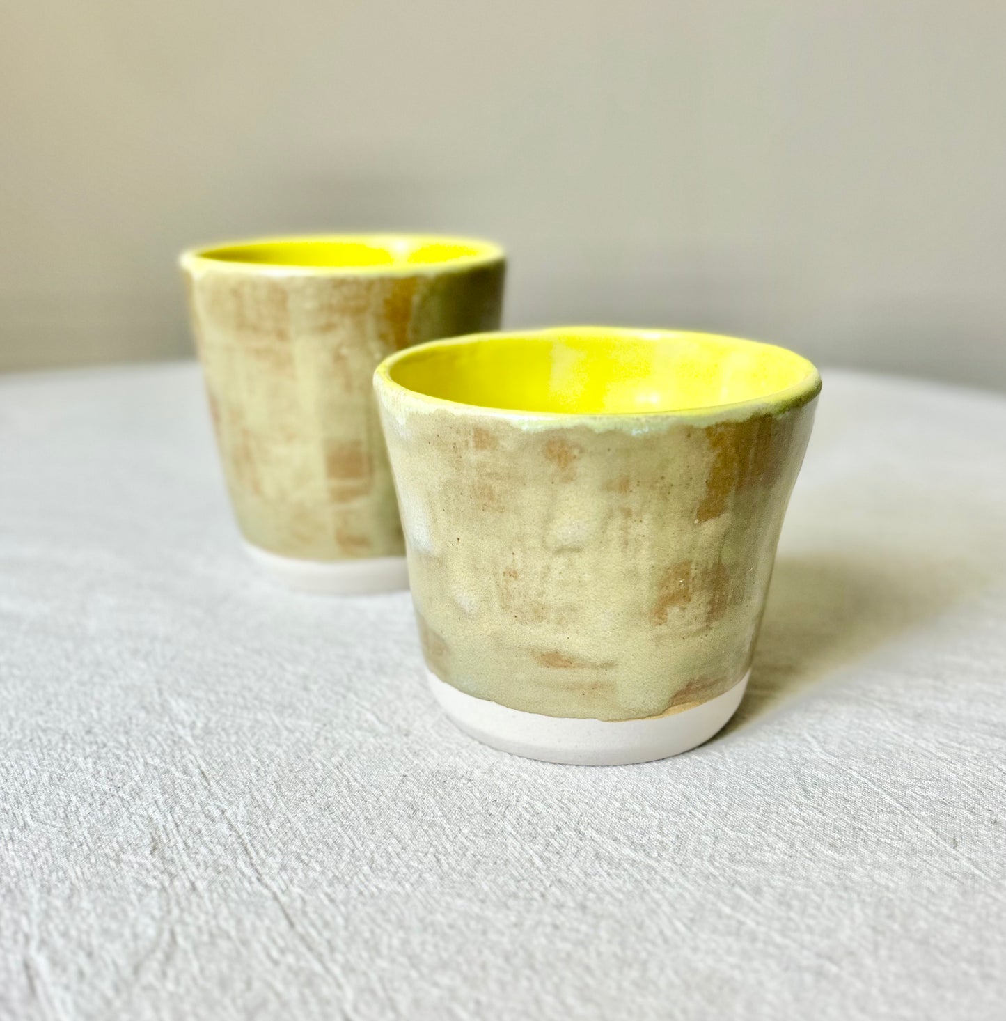 Gold and Yellow Beaker