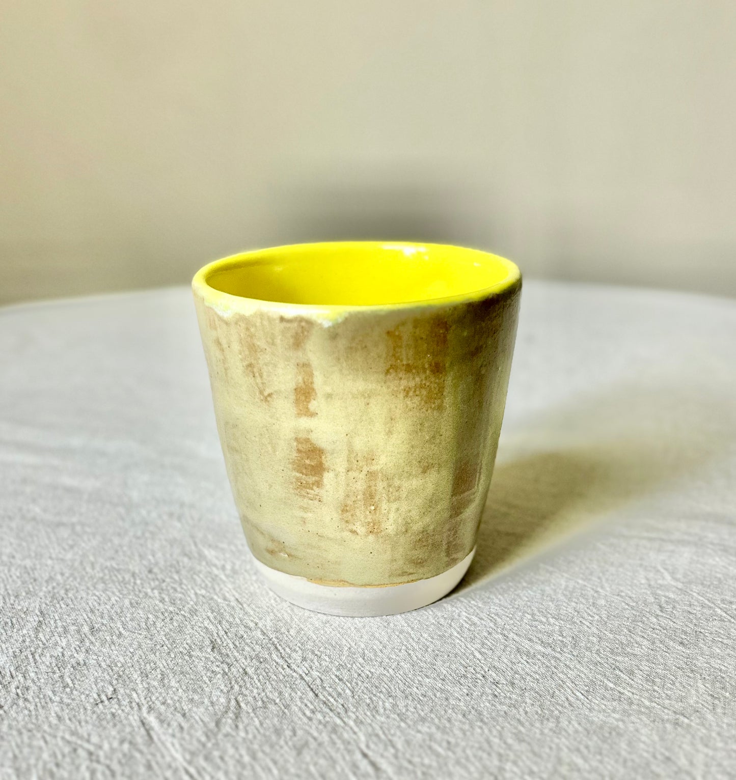 Gold and Yellow Beaker